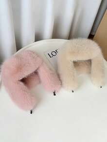 Unisex Winter Fuzzy Trapper Hat Fluffy Furry Plush Faux Fur Hat Earflap Hat Windproof For Cold Weather Warm Hat,Suitable For Hiking, Skiing & Daily Wear,Christmas Party Gift. Winter Gear - Multicolor - View 11