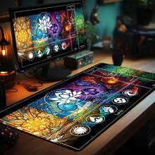 Thảm chơi MTG Zone 1 cái, chất liệu cao su bền, phù hợp cho các trò chơi TCG và CCG, lý tưởng cho các buổi chơi game và luyện tập, phụ kiện trò chơi thẻ bài sưu tầm, thảm chơi game TCG | Thảm chơi game sống động - Nhiều màu - Xem 2