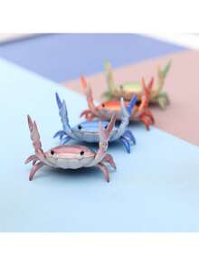 Ahnitol Weightlifting Crab Pen Holder, Creative Desktop Organizer With Cute Animal Figurine, Unique Office Supplies, Desktop Decor, Ideal Cool Gift For Gamers, Students, Coworkers - Stress Relief Office Gadget, Funny Desktop Accessory - Multicolor - View 4