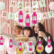 48件/2件/120/500件小巧便携迷你塑料空酒瓶，带绳和吊牌装饰，螺旋盖不易漏水，适用于果汁酒等液体，野餐派对婚礼等场合适用-50/100毫升。 - 彩色 - 查看 9