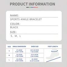 1 Paar elastische Sport Knöchelstütze - Herren & Damen - für Laufen, Basketball, Fitness, Alltag, Leben, Gym Zubehör - Blaugrüne Sport-Knöchelbandage mit schwarzer Basis - Übersicht 4