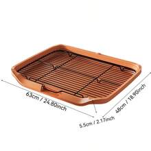 Large Size Iron Wire Pet Toilet, Double-Layer Separation, Prevent Paw Stepping On Feces, Washable - Multicolor - View 2