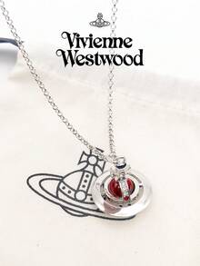 Vivienne Westwood New Tiny Orb Pendant Necklace - Silver - View 5