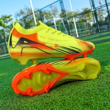 New Soccer Cleats, Durable & Non-Slip, Suitable For Sports Training And Matches, Adult Unisex - Yellow - View 2