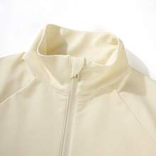 Áo khoác dệt Adidas mới dành cho nữ, thường ngày và đa năng - trắng - Xem 3