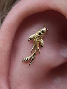 1Pc Tiny 925 Sterling Silver Cartilage Helix Piercing Stud For Women Minimalist Stud Earring Perfect For Daily Wear Bridal Jewelry Fine Jewelry