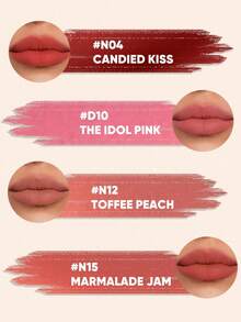 JUDYDOLL MATTE LIP POWDER CUSHION CREAM, Orange Blossom Lip Powder Cream, Matte Lip Gloss, Lipstick, Lip Mud, Non-Drying, Smooth, Long-Lasting, Smudge-Proof, Suitable For Makeup, Parties, Dates, Gifts, Holidays - N18 - Xem 6