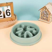 Slow Feeder Dog Bowls Anti-Choking Puzzle Pet Bowls Non Slip Interactive Maze Dishes For Dogs And Cats Food Training - màu xanh lá - Xem 3
