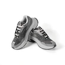 Adidas Giày thể thao đế dày cổ thấp mới dành cho nam - Xám - Xem 3