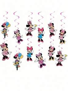 34pcs Mouse Shaped Foil Balloon Set, Latex Balloons, Birthday Party Decorations, Suitable For Birthday Party, Mother's Day, Graduation Ceremony, Party, Holiday, Daily Gathering, Back To School Season, Christmas Party And Other Occasions - Multicolor - View 9