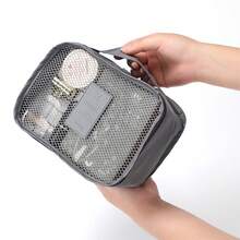 AMAZING VISION Juego de bolsas de almacenamiento de viaje de 6 piezas, organizadores de ropa portátiles impermeables a prueba de polvo, bolsa multifuncional con cremallera para hombres y mujeres - Negro - Ver 4