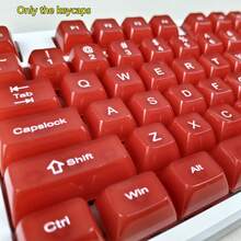 水晶键帽套装，OEM高度PC材质键帽，白玉主题半透明设计，适配MX轴和6.25U空格键，适用于游戏和办公机械键盘，仅含键帽（不含键盘），机械键盘DIY配件