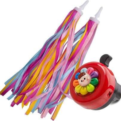 Aluminum Bicycle Bell, Crisp And Loud Sound, Flower Bicycle Bell Warning Bell, Suitable For Bicycle, Scooter