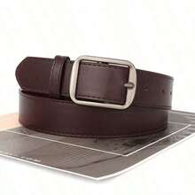 1 Piece Fashion Women's Belt With Metal Buckle, Suitable For Various Festivals, Parties, And Casual Occasions Summer, Autumn School, Autumn, Halloween, Christmas, Birthday Gifts, Easter Gifts, Family Gifts, Graduation Gifts, Back-To-School Gifts, For Colleagues, For Classmates, For Friends, For Partners, Casual Business, Elegant Retro, Simple And Elegant, High-Quality Material, Fine Workmanship - Cà phê - Xem 6