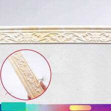 1pc 3D Foam Wall Edge Sticker, Self-Adhesive Waterproof Baseboard Wall Paper Border, Bedroom Home Wall Decor - Multicolor - View 14