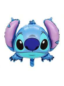 史迪奇气球、莉萝气球、夏威夷主题派对装饰、莉萝铝箔气球，适合生日派对装饰，也适合返校季和圣诞节。 - 彩色 - 查看 4