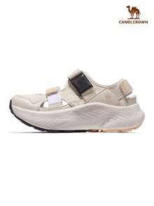 CAMEL CROWN Dép xăng đan ngoài trời dành cho nữ, giày thể thao leo núi thoải mái và thời trang cho việc đi bộ hàng ngày, quai điều chỉnh được và chống trượt. - Màu be - Xem 1