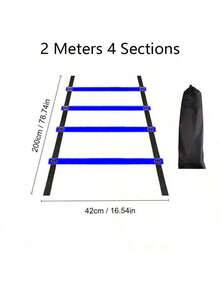 1pc Football Agility Ladder With Carry Bag, Speed Training Equipment - Multicolor - View 17