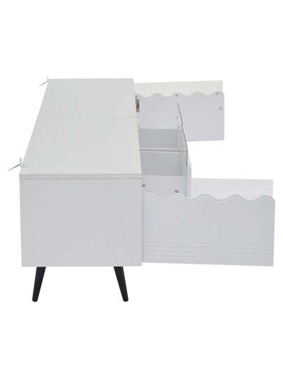 TV Cabinet 176x38x45 Cm, LED Lighting, Drawers, Cabinets, Large Storage Space, Living Room Furniture, TVs Up To 75 Inches view 10