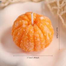 1 pieza Velas de aromaterapia con forma de fruta simulada - Velas de aromaterapia hechas a mano con forma de tomate, fruta estrella, naranja, fresa para decoración del hogar - Multicolor - Ver 13