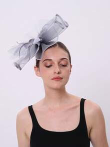 1件女士礼帽，德比帽，大花朵装饰，2025款，适合优雅的下午茶派对，女士发饰 - 彩色 - 查看 26