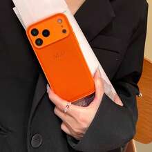 定制专属橙色手机壳,刻上您的名字。兼容 13/14/15/16/17 Pro Max Plus/17 Air。采用奢华韩国 PU 皮革制成,支持 3D DIY 刻字(可刻字母或首字母)。防震防摔,是送给爱人、朋友、家人或自己的完美节日礼物。可爱手机壳 - 橘色 - 查看 5