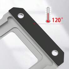 Intel LGA1700-BCF Black V2 CPU Straightener, Intel Anti-Bending Fixator, LGA17XX Anti-Bending Fixing Gasket, Aluminum Alloy Full Adhesive Fixator, Compatible With 12th/13th Gen CPUs - Black - View 7