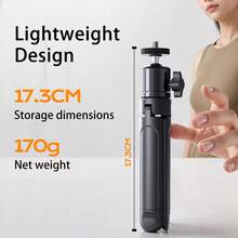 Llano Desktop Mini Ball Head Tripodwith Aluminum Alloy 360° Panoramic Ball Head Tripod - one-size - View 4