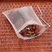 100pcs,Empty Nylon Tea Bags Mesh Tea Infuser Bag Herb Spice Strainer Bags With String,Nylon Disposable Tea Bags For Loose Leaf Tea,Coffee, Spice, Herbs, Drawstring Empty Tea Infuser - Multicolor - View 10