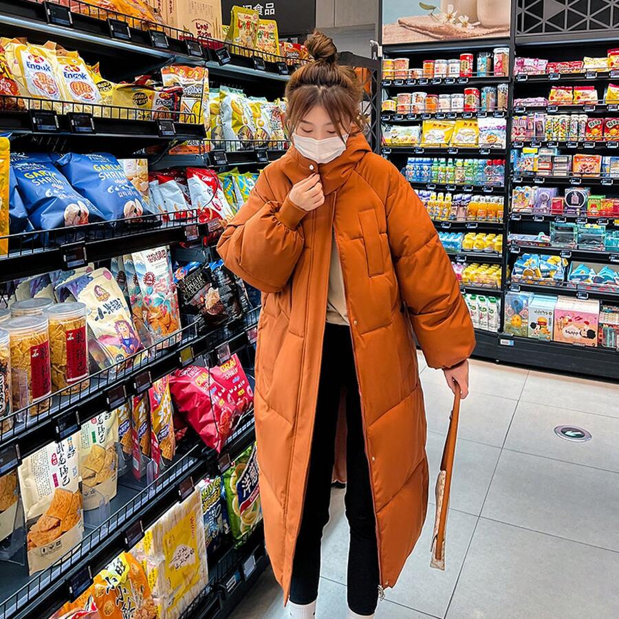 Women Outdoor Winter Coats - Orange - View 1
