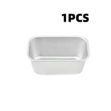 1/2/4pcs Aluminum Cake Baking Mold, Mini Bread Baking Mold, Small Cheesecake Box, Baking Tools, Rectangular Toast Box, High Temperature Resistant And Easy To Clean, Suitable For Making Cheesecake, Brownie And Bread, Perfect For Cheesecake, Brownie, Family Meal And Holiday Baking Tools, Family Dinner And Holiday Baking, Snack Baking Tools - Multicolor - View 16