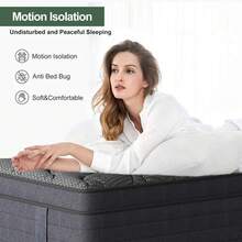 10"12"14"-Inch Twin,Full,Queen,King,Luxury Hybrid Mattress -Memory Foamand Individual Pocket Springs For UltimateComfort And Support -Perfect For Family Roomsand Hotels In - 14 INCH - 查看 4