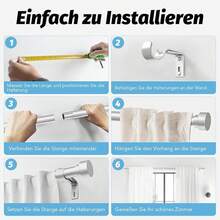 Curtain Window Rods - Silver - View 7