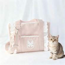 宠物背带包，适合旅行和外出时携带小型犬猫 - 彩色 - 查看 15