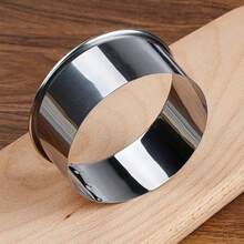 Biscuit Cutters Set Round Cookie Cutters Stainless Steel Dumpling Cutters Cake Pastry Cutters Scone Cutters Molds For Cooking Baking 3Pcs Plain Edge - 3 chiếc PlainEdge - Xem 6