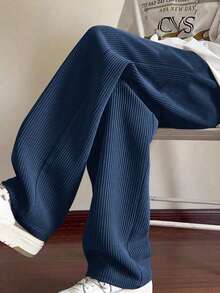 1pc Boys/Teens' Solid Color Versatile Casual Sports Pants