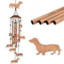 34-Inch Dachshund Wind Chime, Outdoor Gift, Dachshund Themed Gift, Suitable For Men And Women, Can Be Used As A Birthday Or Memorial Gift For Mother, Grandmother, Wife, Or Friend. Can Be Used Indoors/Outdoors As A Wind Chime, Home Decor, Lawn, Porch, Patio, Or Garden Decoration.