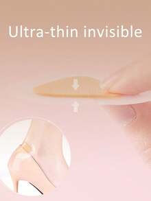 1set 10pcs Triangular Foot Pads And 10pcs Heel Pads High Heeled Shoes Scratch Resistant Heel Stickers Abrasion Resistant Heel Stickers Women Transparent Invisible Gel Stickers Protect Ankles Abrasion Resistant Stickers Anti Abrasion Foot Patch, High Heel Shoes, Sandals, Bionic Gel, Ankle Heel Patch, Blister Patch - Multicolor - View 6