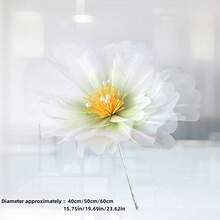 Artificial Large Flower Red Gauze Peony And Peony Simulated Handmade Flower Home Decoration Wedding Stage Photo Props Window Display Decoration - Multicolor - View 9