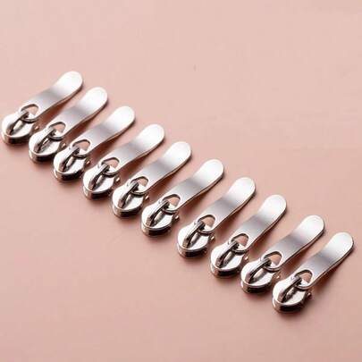 20pcs 3# Nylon Zipper Pulls, Replacement Zipper Heads For Bedding