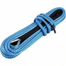 Acouto Cuerda de Cabrestante de Nylon de 15, 7500 Libras, para Recuperación de Remolque, Cuerda de Cabrestante, de Remolque, Azul - 1 - Ver 4