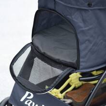 PawHut Dog Stroller, Foldable Dog Pram With Cushion, 4 Wheels, Mesh Window For Small Dogs And Cats, 600D Oxford Material - 1 - 查看 3