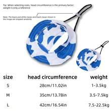 1 件宠物渔夫帽 - 露耳设计，可调节，猫狗防晒帽，适合小型/中型/大型宠物，奶牛印花设计，小狗和小猫的拍照道具，宠物服装配件 - 彩色 - 查看 11