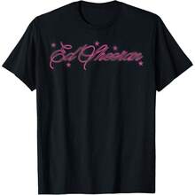 Ed Sheeran Star Curs Logo T-Shirt - Black - View 1