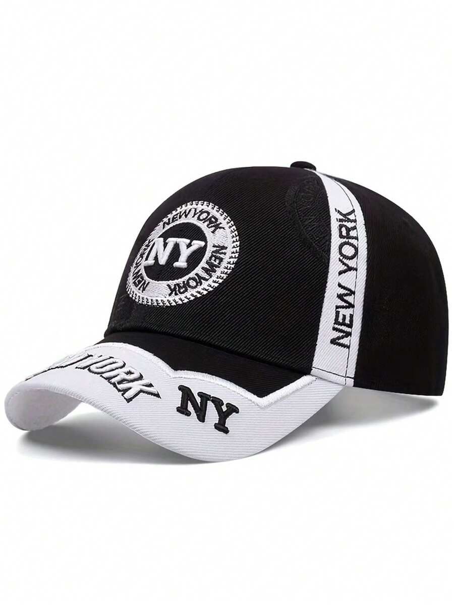New Embroidered NY Letter Baseball Cap, Suitable For Outdoor Sports And Travel, Essential Snapback Hat - Little NY - View 1