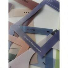 15pcs Mixed Pattern Sticker, Modern Waterproof Frame Print Decal For Office, School Back To School - Nhiều màu - Xem 3