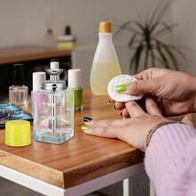 6Oz / 180ml Glass Push Down Pump Dispenser With Cover, Acetone Pump Dispenser Alcohol Dispenser Push Down, Nail Polish Remover Dispenser Bottle Push Down Hand Pumping Press Container - 1 cái - Hình vuông - Xem 7