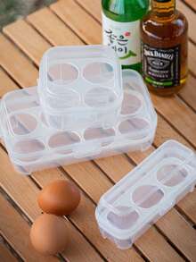 1pc 4-Layer Egg Dispenser, Automatic Rolling Refrigerator Egg Storage Box, Holds 30 Eggs, Space Saving, Refrigeration Storage, Rolling Egg Tray, 4-Tier Refrigerator Egg Rack, Large Capacity Refrigerator Egg Storage Box, Suitable For Refrigerator, Countertop, Cabinet, Easter Gift - Multicolor - View 5