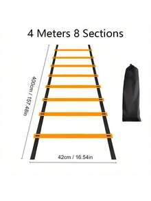 1pc Football Agility Ladder With Carry Bag, Speed Training Equipment - Multicolor - View 22