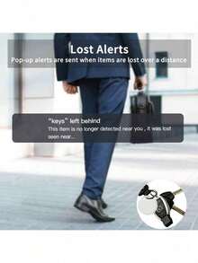 1pc GPS Smart Anti-Loss Tracker - MFi Certified, Real-Time Tracking, No Installation Required, Suitable For Pets, Bags, Luggage, Bicycles, Cars, Compatible With GPS System Find My App, Anti-Loss Worry-Free (Suitable For Closed Ecosystem Phones With Native Find Tool) - Multicolor - View 6